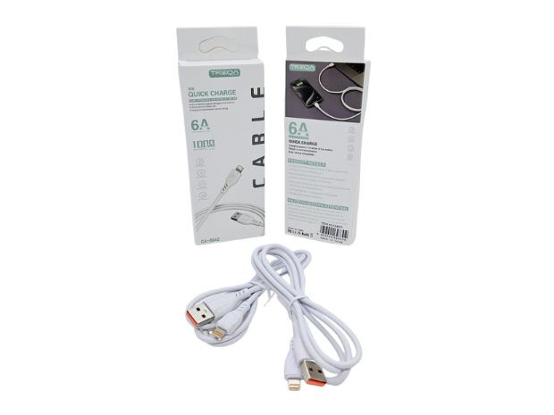 &u+ CABLE CARGADOR TIPO IPHONE 6A TREQA